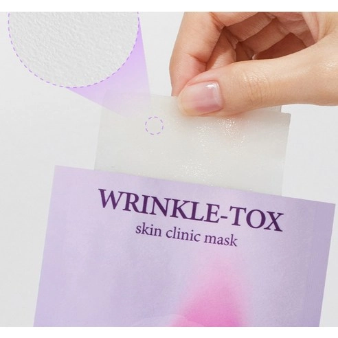 Leaders Wrinkle Tox Skin Clinic Mask, 10ea, 1pack - Image 5