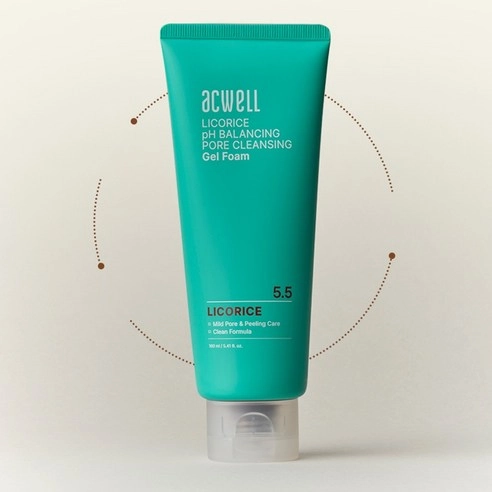 Licorice pH Balancing Pore Cleansing Gel Foam, 160ml, 1pack - Image 2