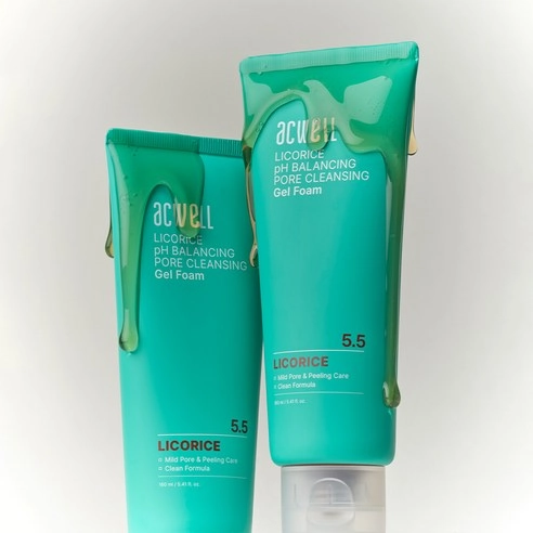 Licorice pH Balancing Pore Cleansing Gel Foam, 160ml, 1pack - Image 9