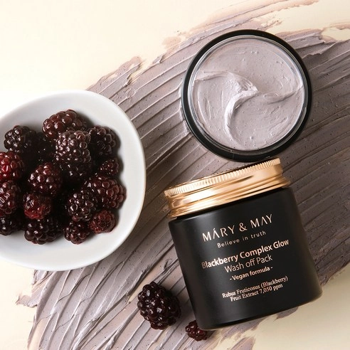 Vegan Blackberry Complex Glow Wash-Off Pack - Image 3