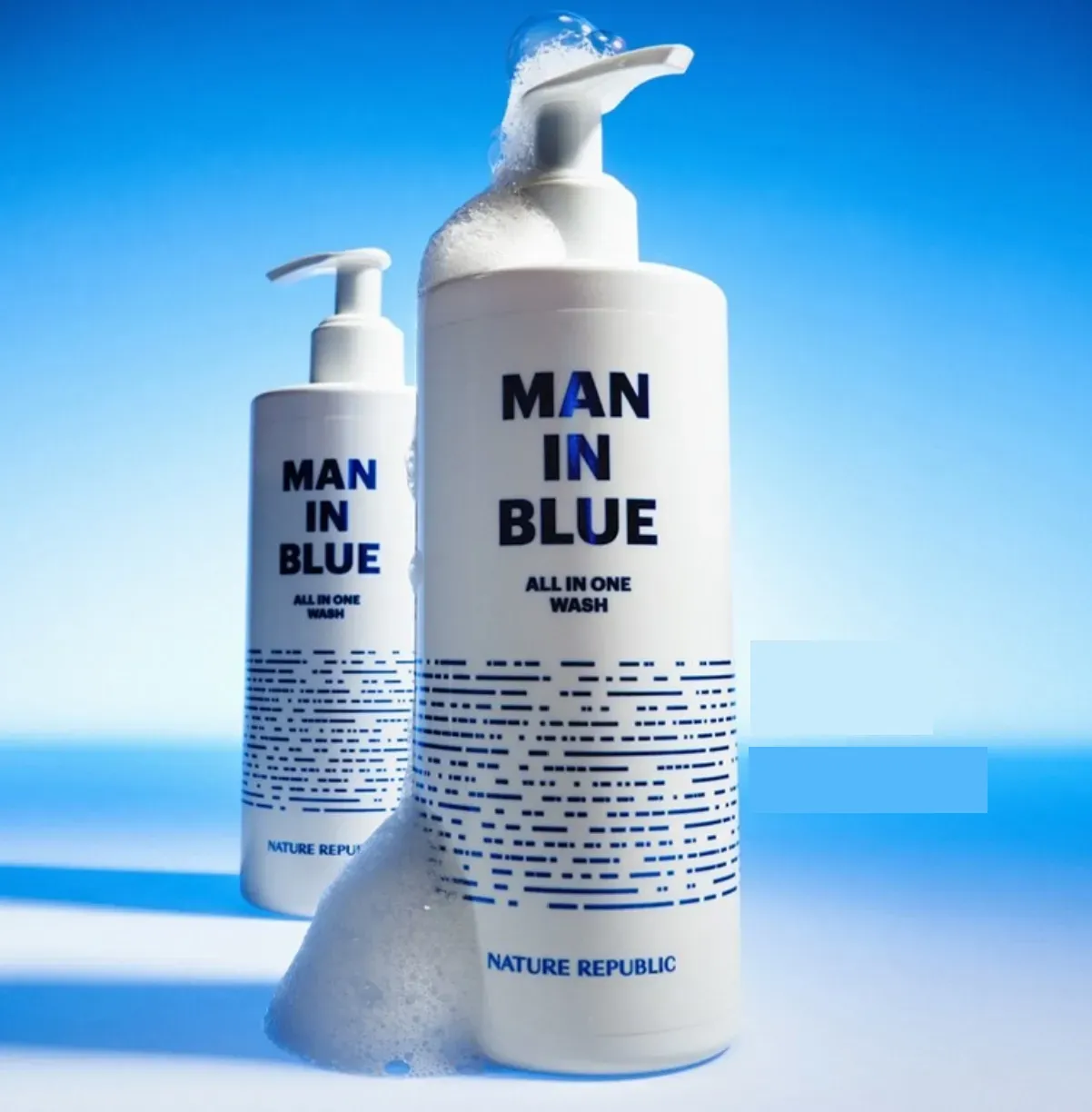 Man in Blue All-In-One Wash, 350ml, 1pack - Image 3