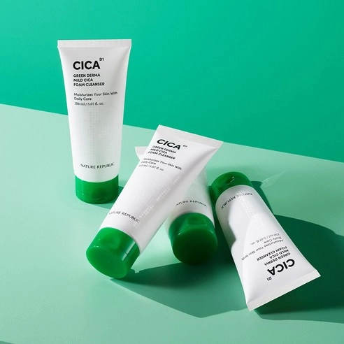 GREEN DERMA MILD CICA FOAM CLEANSER, 150ml, 1pack - Image 8