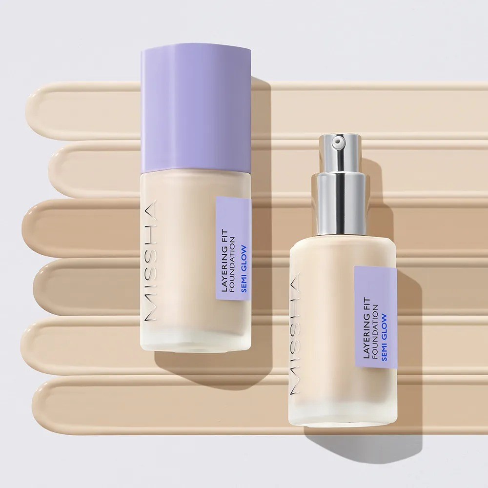 Layering Fit Foundation Semi Glow, 35ml, 21 Fair, 1pack - Image 2