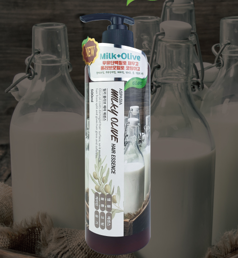 Milky Olive Hair Essence, 500ml, 1pack - Image 2