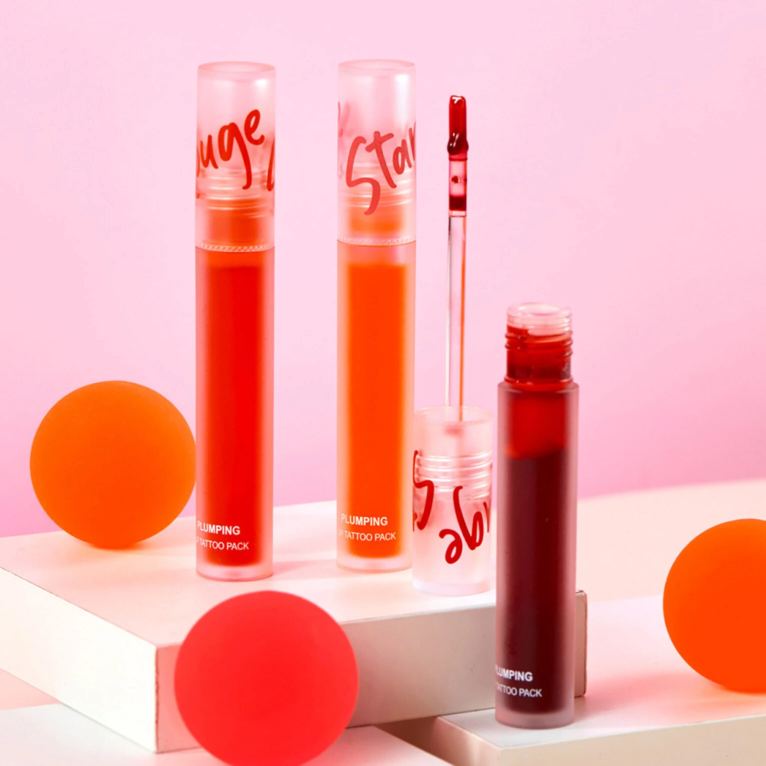 Rouge Star Plumping Lip Tattoo Pack, 5g, Ginger fig, 1pack - Image 2