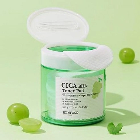 Shine Muscat Cica BHA Toner Pad, 70ea, 1pack - Image 4