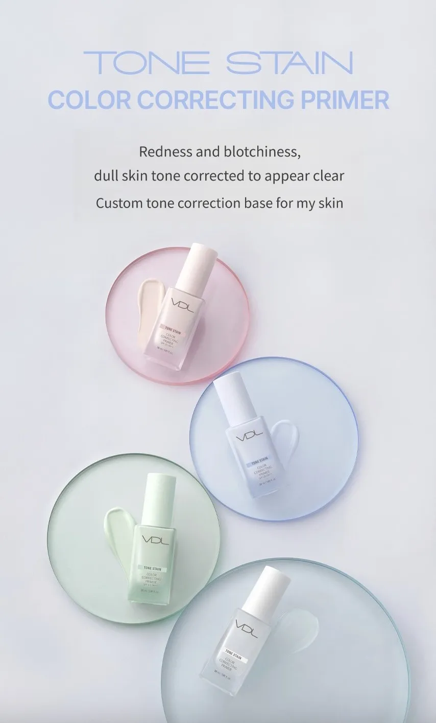 Tone Stain Color Correcting Primer [SPF20/PA++], 30ml, Serenity, 1pack