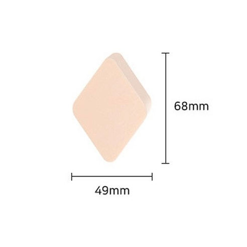 1046 Hydro Makeup Sponge Rhombus, 1pack (2pcs) - Image 7