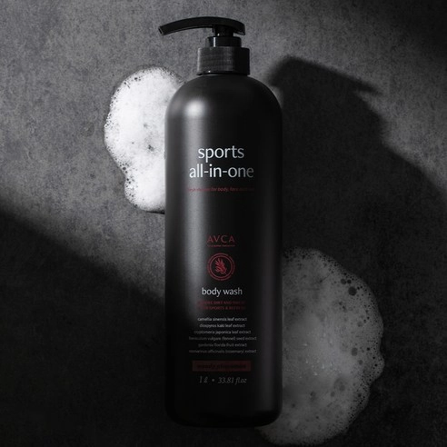 Sports All-in-One Perfumed Body Wash [Woody Pheromone Scent], 1,000ml, 1pack - Image 5