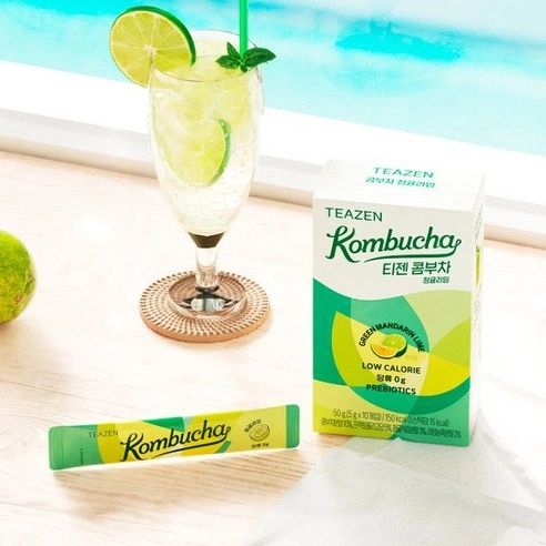 [UK EXCLUSIVE] Kombucha [Green Tangerine Lime], 10ea, 1pack - Image 3