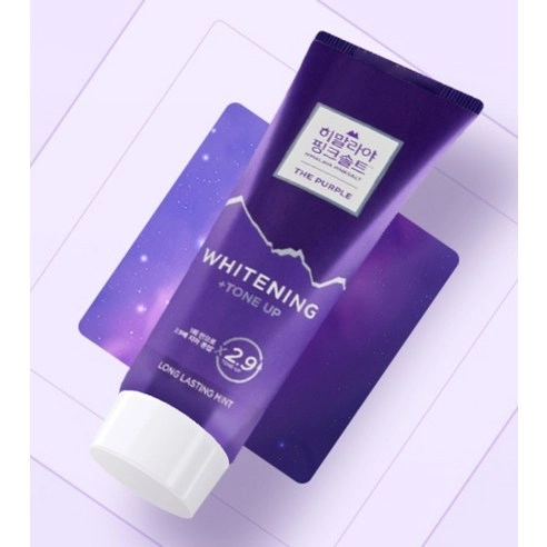 Himalaya Pink Salt The Purple Whitening Tone-Up Toothpaste, 100g+100g+100g - Image 6