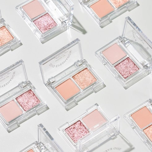 Mood Up Duo Eyeshadow, 1.4g, CR01 Sugar Coral, 1pack - Image 2