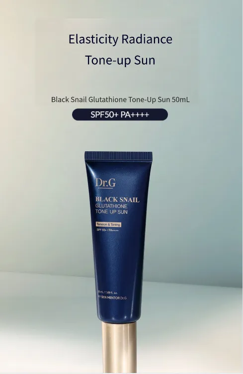 dr g black snail glutathione tone up sun About Us
