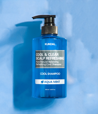 Cool and Clear Scalp Refreshing Cool Shampoo [Aqua Mint], 500ml, 1pack - Image 2