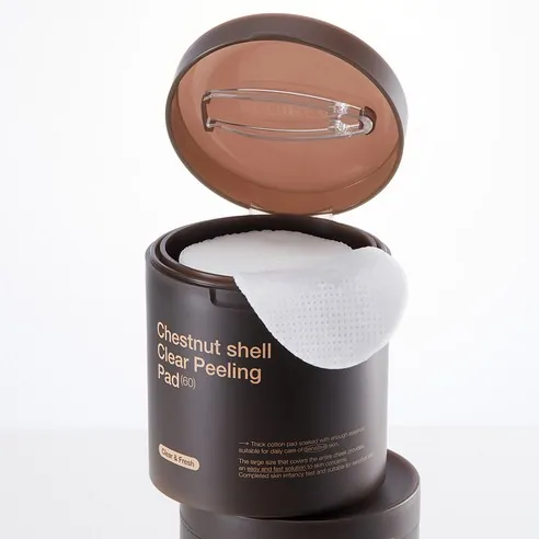 Chestnut Shell Clear Peeling Pad, 60ea, 1pack - Image 3
