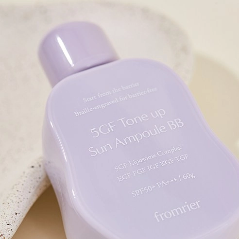 5GF Tone-Up Sun BB Cream, 60g, Purple, 1pack - Image 3