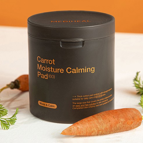 Carrot Moisture Calming Pad, 60ea, 1pack - Image 3