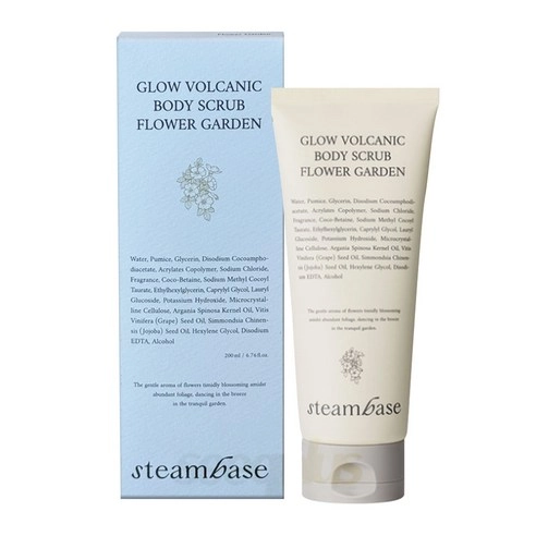 Glow Volcanic Body Scrub Flower Garden, 200ml, 1pack - Image 2