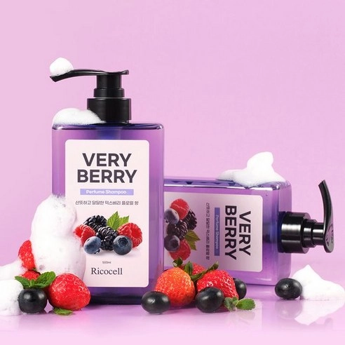 Very Berry Perfume Shampoo, 500ml, 1pack - Image 3