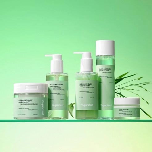 Clean & Glow Green Barley First LHA Toner Pad, 60ea, 1pack - Image 9