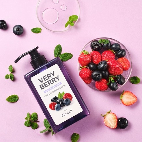 Very Berry Acne Relief Body Wash, 500ml, 1pack - Image 2