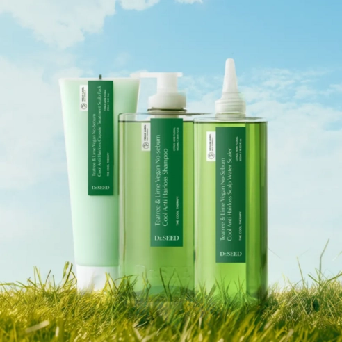 Tea Tree & Lime Vegan Oily Scalp Cooling Hair Loss Care Capsule Scalp Pack, 250ml, 1pack - Image 3