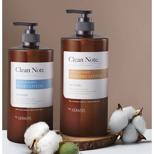 Clean Note New Powdery Cotton Shampoo, 1,000ml, 1pack - Image 2