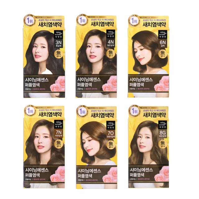 All New Shining Essence Hair Dye, 100g, 7N Natural Brown, 1pack - Image 2