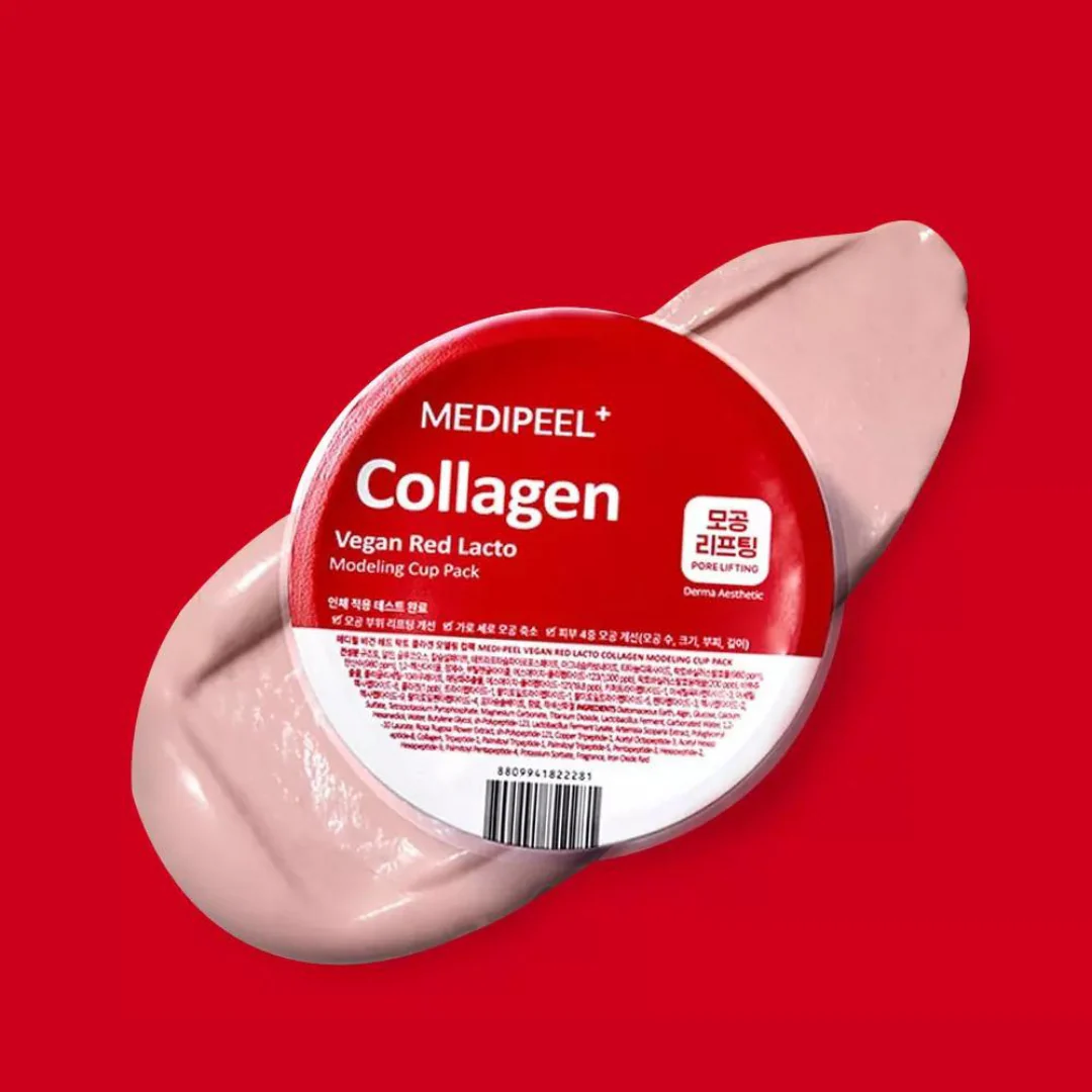 Vegan Red Lacto Collagen Modeling Cup Pack, 4ea - Image 2
