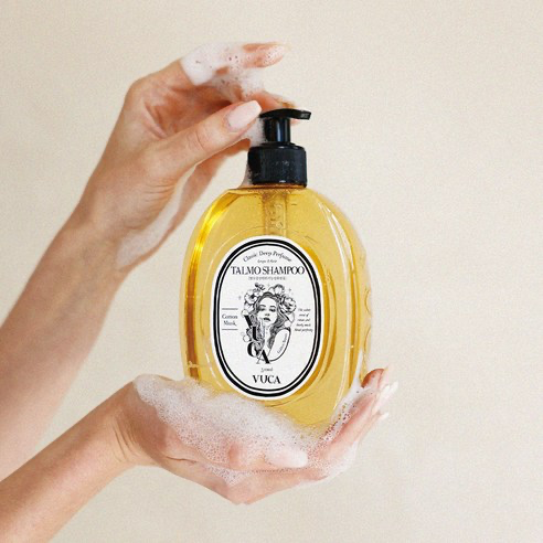 Classic Deep Perfume Golden Repair Talmo Shampoo [Cotton Musk], 510ml, 1pack - Image 2