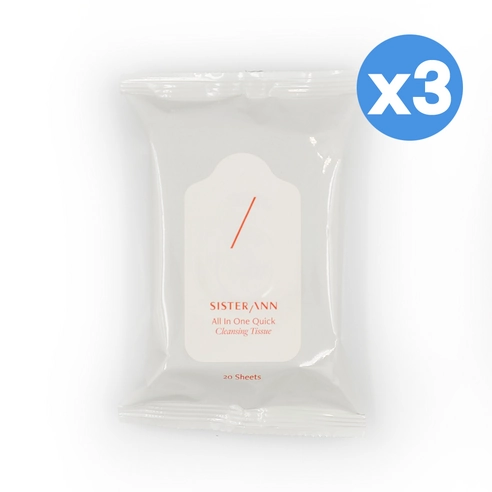 All-in-One Quick Cleansing Tissue, 20ea - Image 2