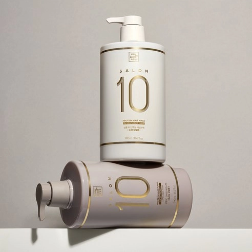 Salon 10 Protein Hair Mask (for damaged hair), 990ml, 1pack - Image 3