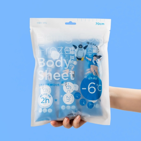 Being Cool Frozen Body Sheet, 5ea+5ea - Image 3