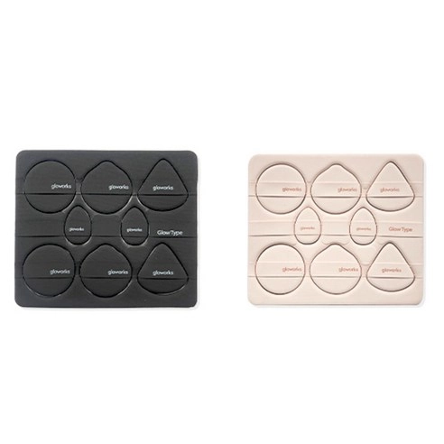 Tearing Palette Puffs [Moist Beige], 8pcs, Beige, 1pack - Image 9