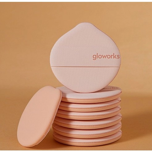 Tearing Palette Puffs [Moist Beige], 8pcs, Beige, 1pack - Image 8