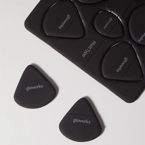 Tearaway Palette Puff [Matte Black], Black, 8ea - Image 2