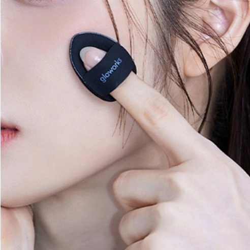 Tearaway Palette Puff [Matte Black], Black, 8ea - Image 8