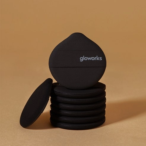 Tearaway Palette Puff [Matte Black], Black, 8ea - Image 9