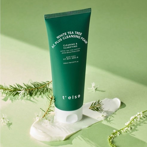White Tea Tree AC Plus Cleansing Foam, 150ml, 1pack - Image 2