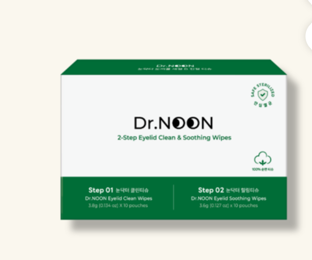 2-Step Eyelid Clean & Soothing Wipes, 20ea, 1pack - Image 3