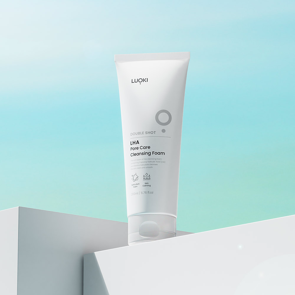 Double Shot LHA Pore Care Cleansing Foam, 200ml, 1pack - Image 2