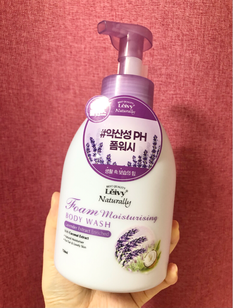 Lavender Foam Body Wash, 750ml, 1pack - Image 3