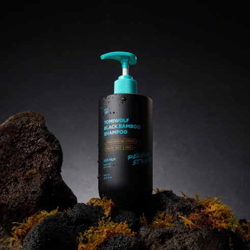 Black Bamboo Shampoo, 1035ml, 1pack - Image 3