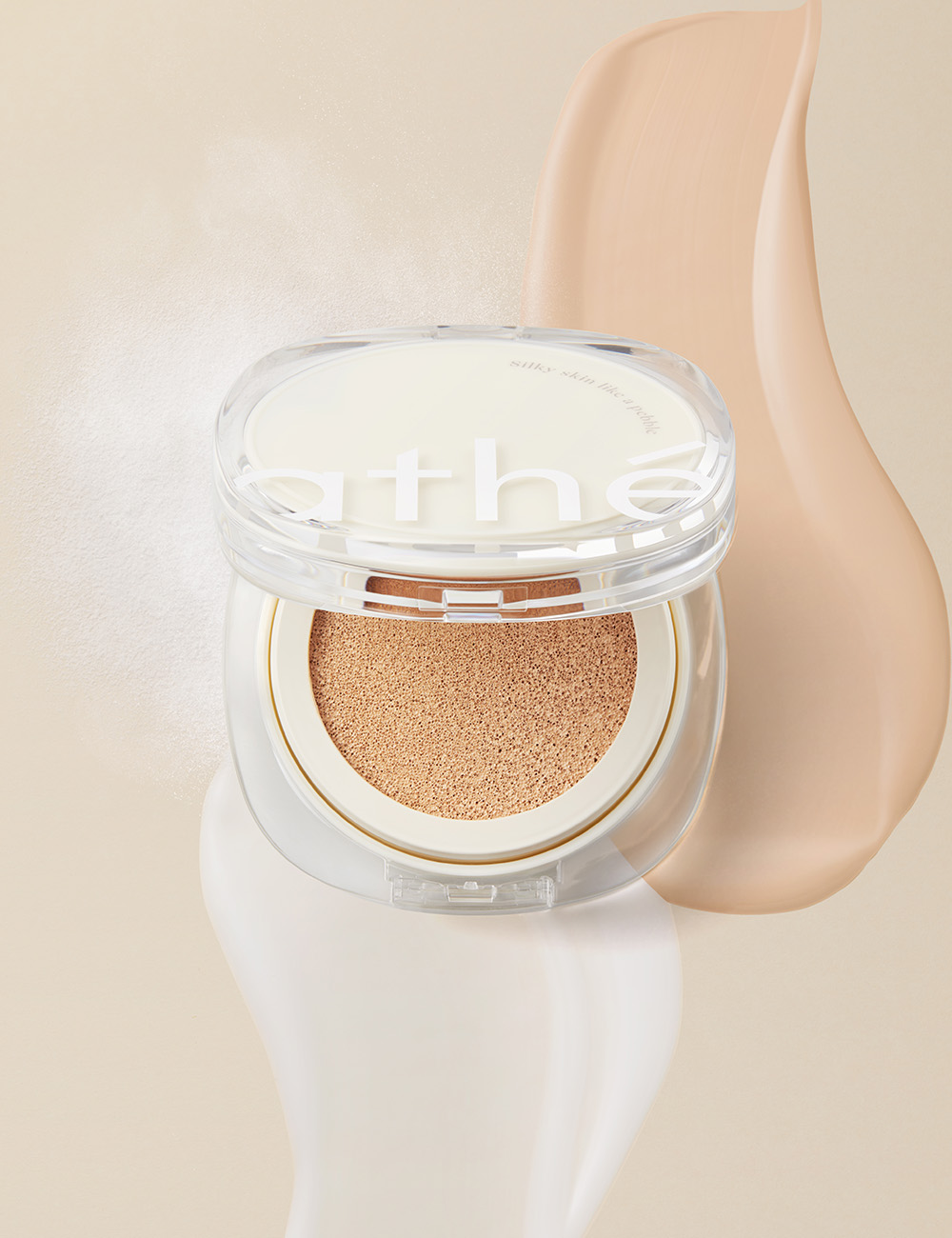 Pebble Skin Fitting Cushion, 14g, 02 Nu Beige, 1pack - Image 3