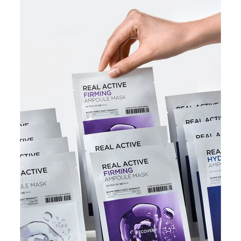 Real Active Firming Ampoule Mask, 25ml*5ea, 1pack - Image 6