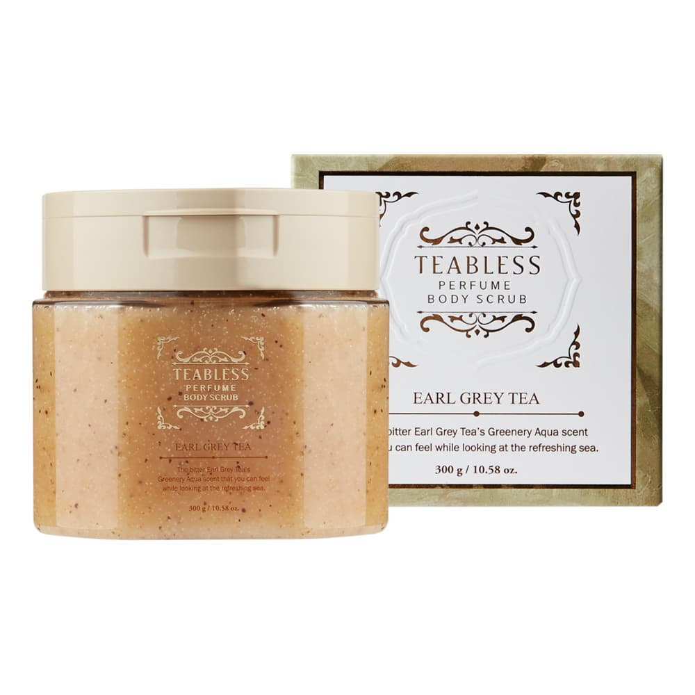 Earl Grey Tea Perfumed Body Scrub, 300g, 1pack - Image 2