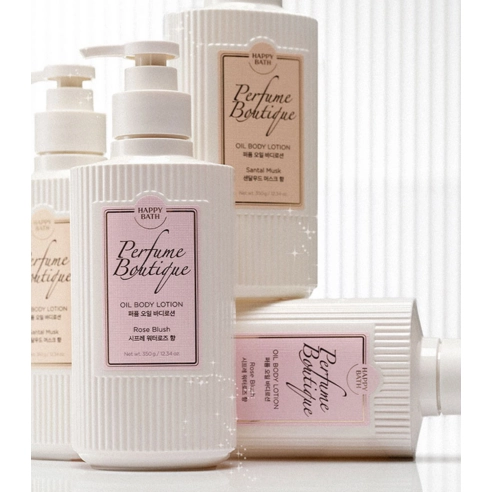 Perfume Boutique Oil Body Lotion [Rose Blush], 350g, 1pack - Image 6
