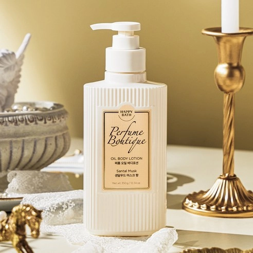 Perfume Boutique Oil Body Lotion [Santal Musk], 350g, 1pack - Image 3