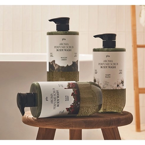 Aroma Perfume Scrub Body Wash [Sophie Blanc], 1,000ml, 1pack - Image 3