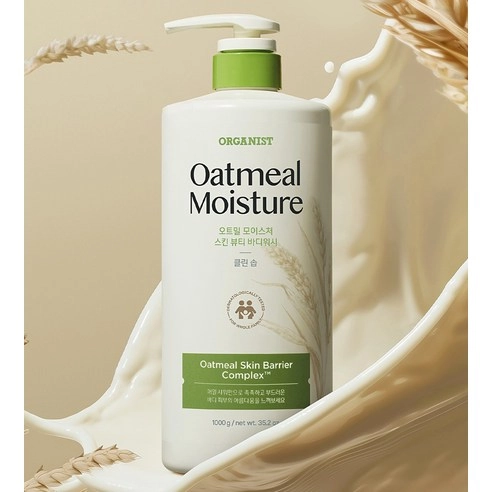Oatmeal Moisture Skin Beauty Body Wash [Clean Soap Scent], 1,000ml, 1pack - Image 2